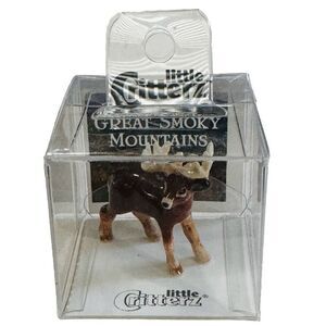 Little Critterz Miniature Porcelain Animal Figure Deer "Buck" LC968 Great Smokey